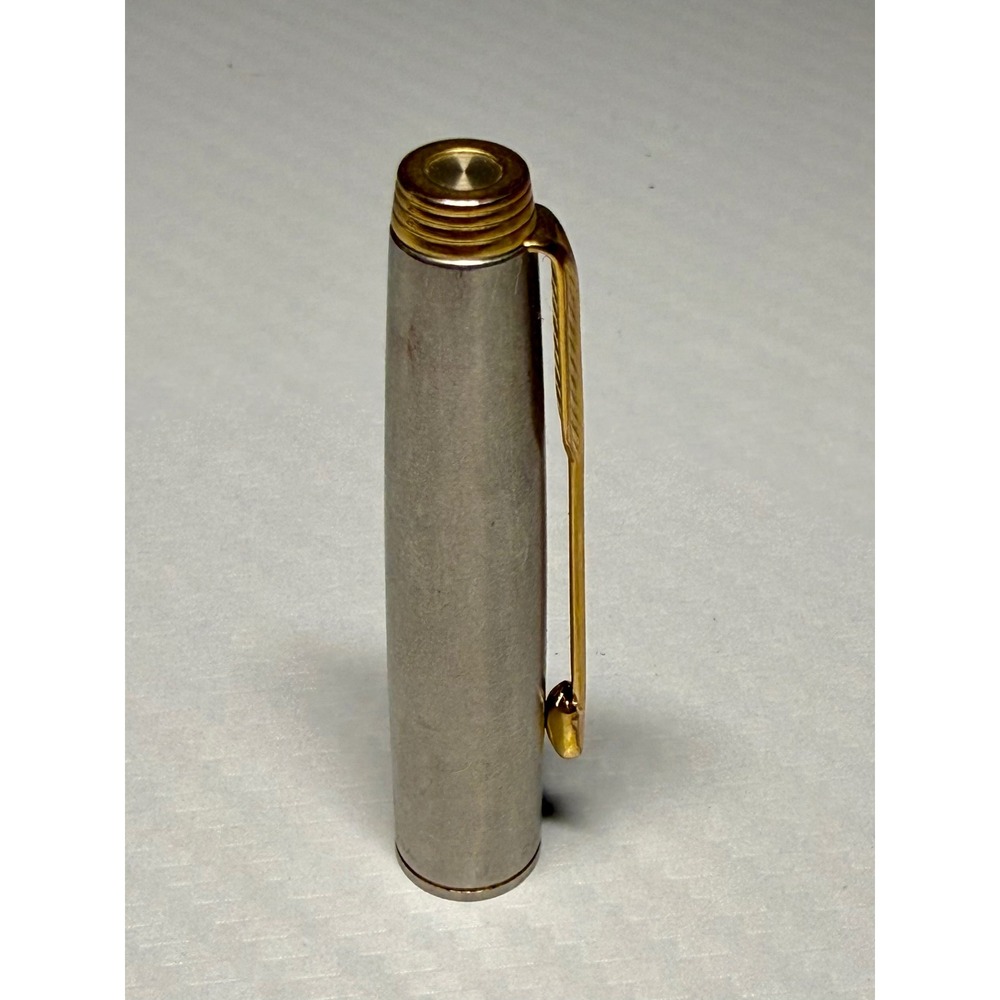 Parker 75 Pen Cap Silver Gold Trim Replacement Part Vintage USA Made PE-8957-5 - Picture 4 of 9